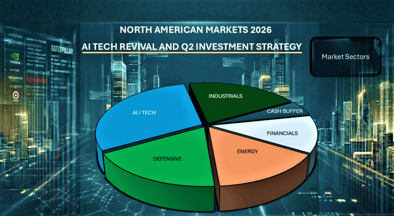 North American Markets 2026: AI Tech Revival, Oil Shock Aftermath, and Q2 Investment Strategy