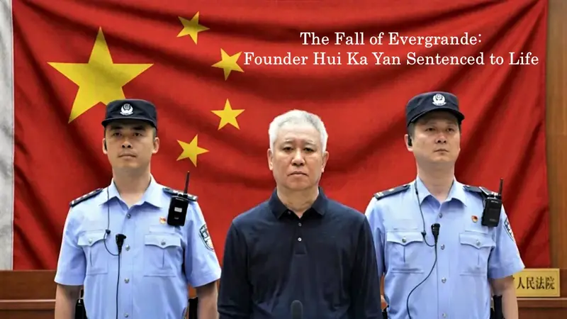 Evergrande Collapse: Hui Ka Yan Life Sentence, $300 B Debt, Three Red Lines, And China Property Crisis